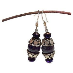 Handmade Amethyst Earrings